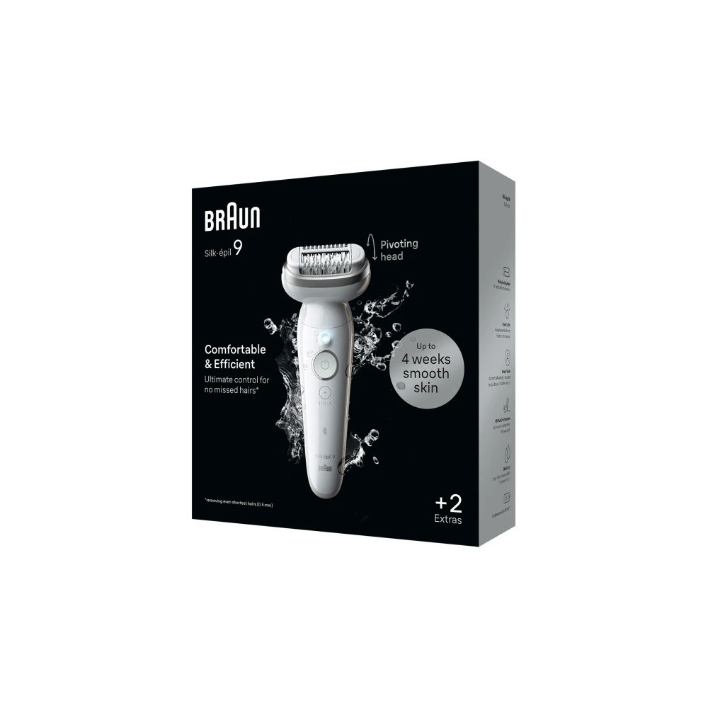 Braun Silk-épil 9 BR2-225328 épilateur 40 pince(s) Gris, Blanc