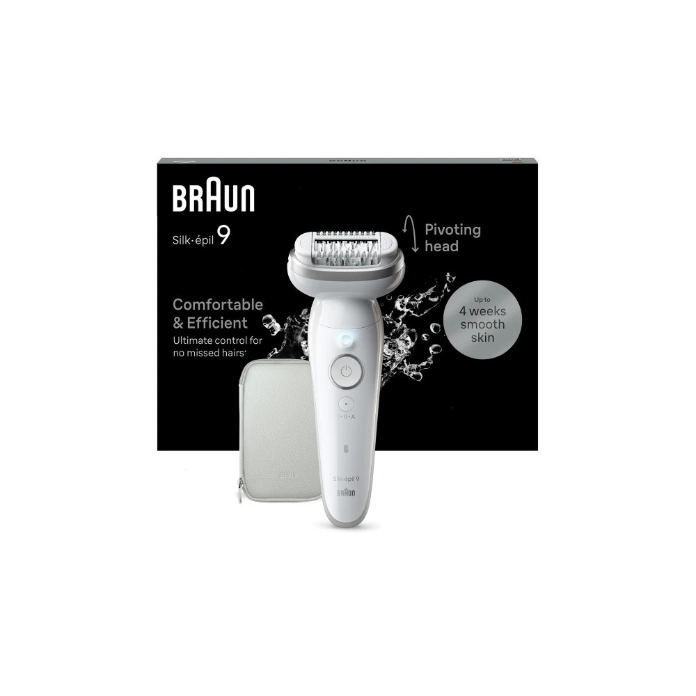 Braun Silk-épil 9 BR2-225328 épilateur 40 pince(s) Gris, Blanc