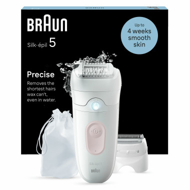 Braun Silk-épil 5 5-030 28 pince(s) Rose, Blanc