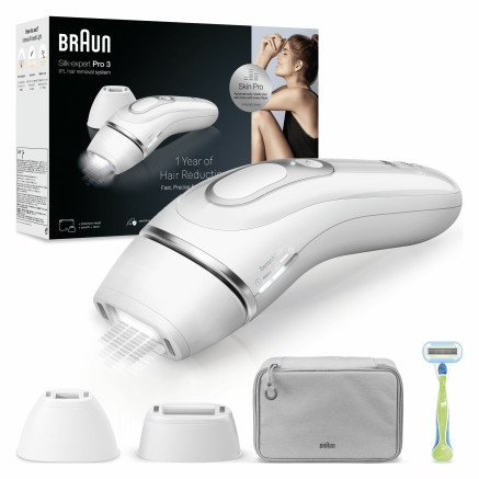 Braun Silk-expert Pro PL3122 Lumière pulsée 4 J cm² Blanc