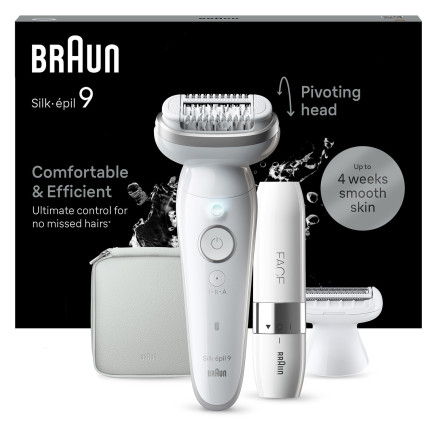 Braun Silk-épil 9 9-341 épilateur 40 pince(s) Blanc