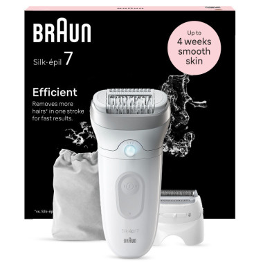 Braun Silk-épil 7 7-041 Gris, Blanc