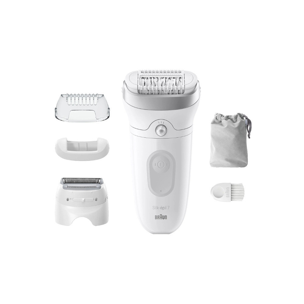 Braun Silk-épil 7 7-041 Gris, Blanc