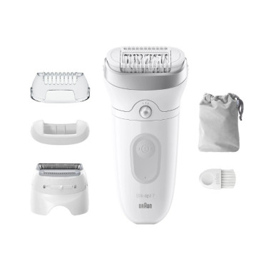 Braun Silk-épil 7 7-041 Gris, Blanc