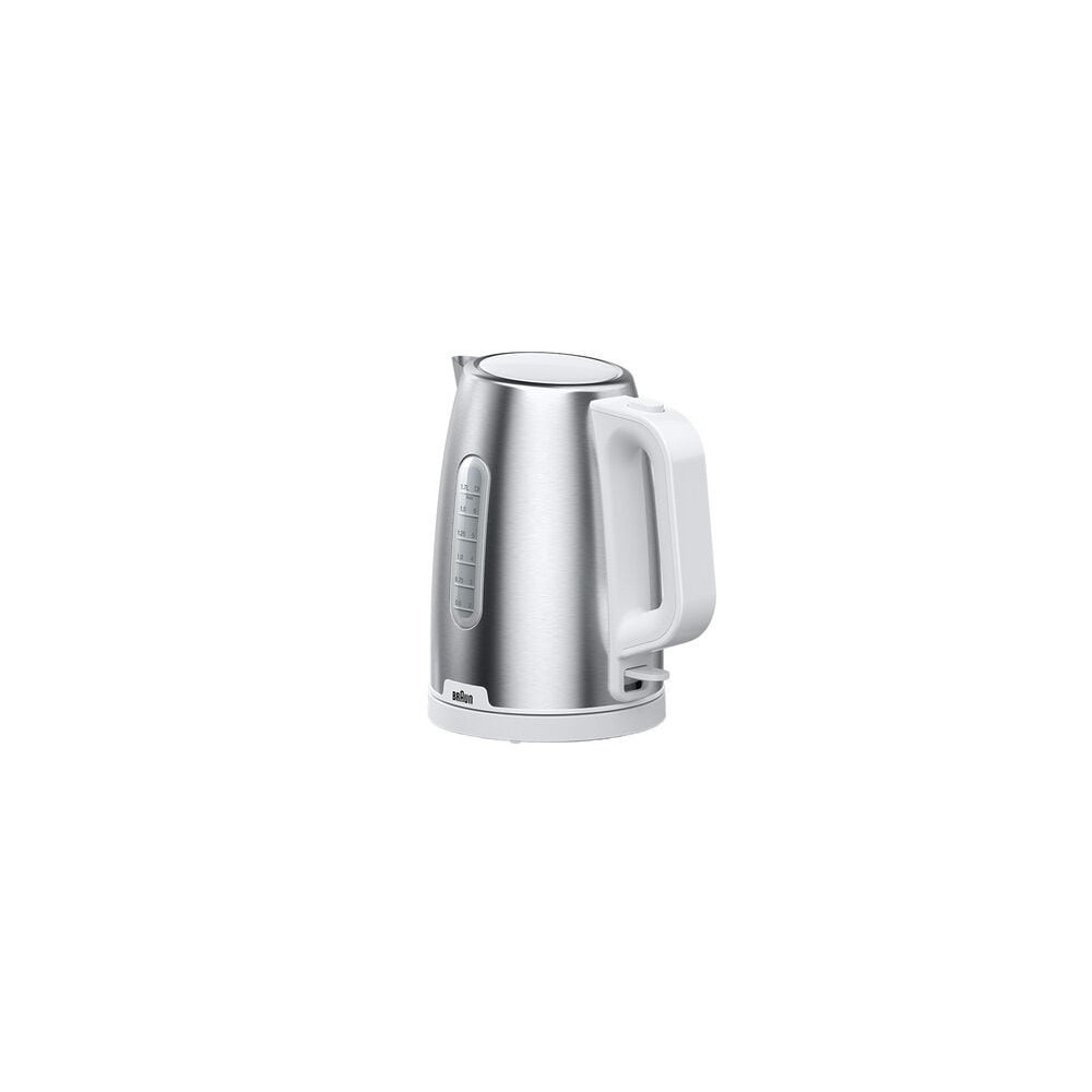Braun WK 1500 bouilloire 1,7 L 2200 W Acier inoxydable, Blanc Braun WK 1500 bouilloire 1,7 L 2200 W Acier inoxydable, Blanc