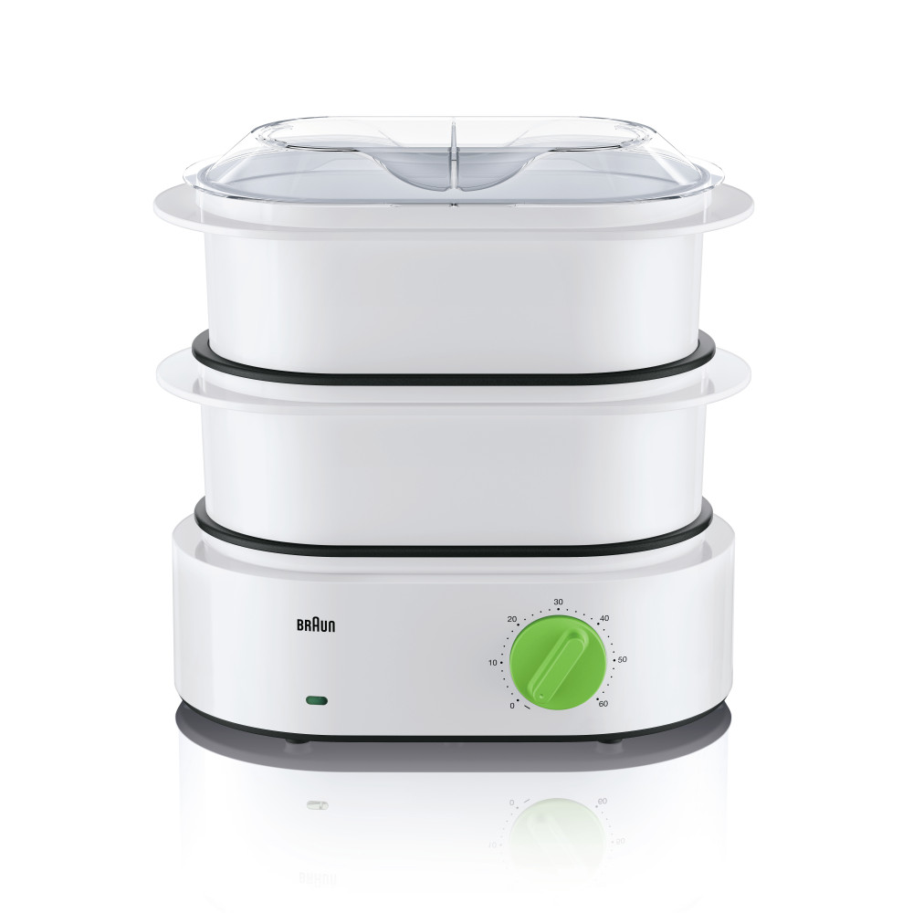 Braun FS 3000 cuiseur vapeur 2 Nombre de paniers Comptoir 850 W Vert, Blanc Braun FS 3000 cuiseur vapeur 2 Nombre de paniers Comptoir 850 W Vert, Blanc