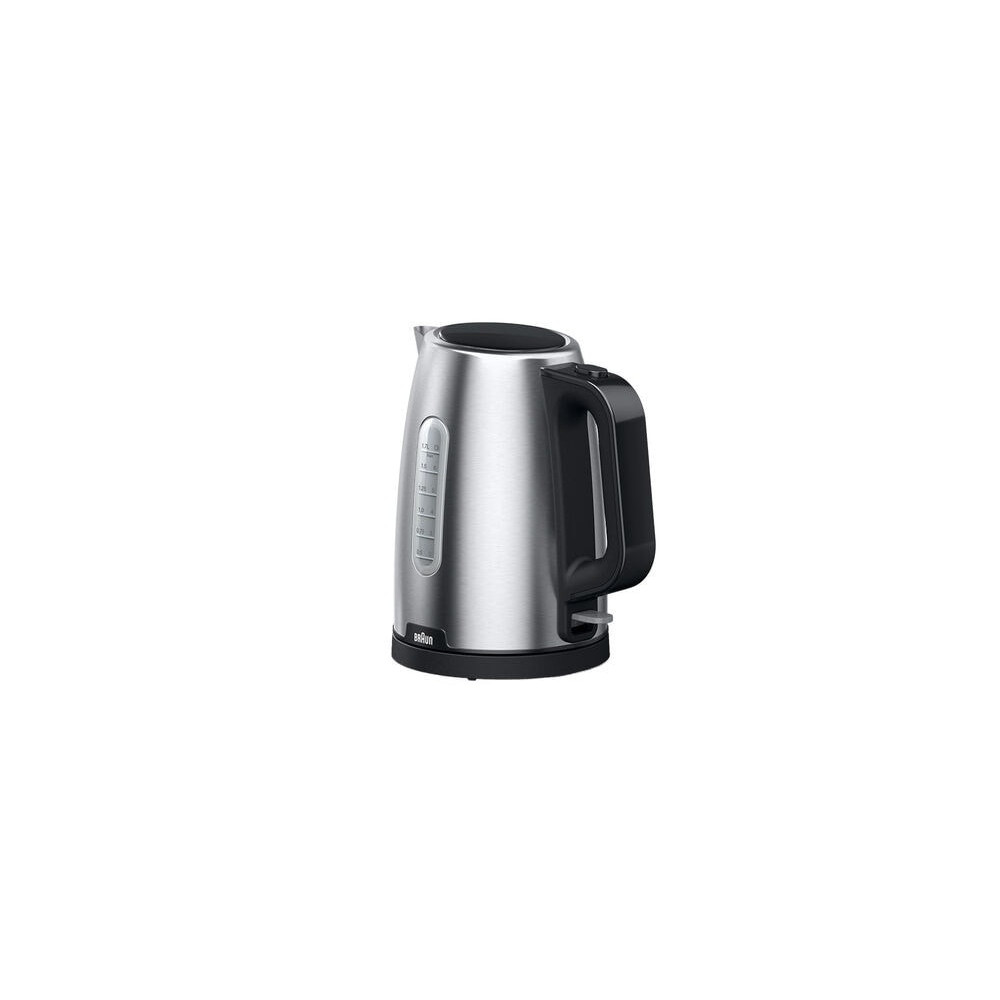 Braun WK 1500 bouilloire 1,7 L 2200 W Noir, Acier inoxydable Braun WK 1500 bouilloire 1,7 L 2200 W Noir, Acier inoxydable