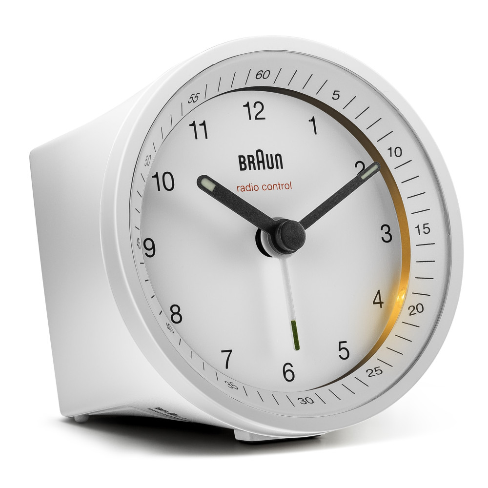 Braun BC07W-DCF Réveil à quartz Blanc Braun BC07W-DCF Réveil à quartz Blanc