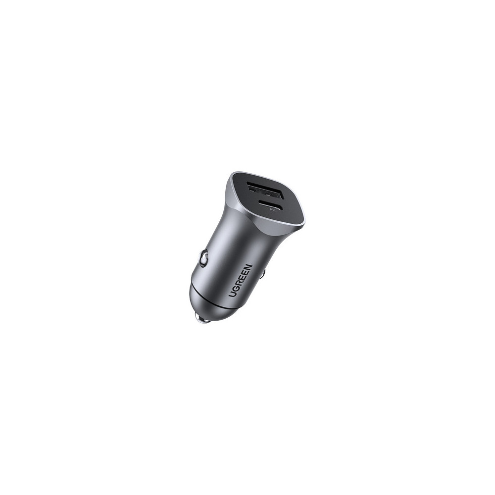 Ugreen 30780 chargeur d'appareils mobiles Universel Noir Allume-cigare Charge rapide Auto