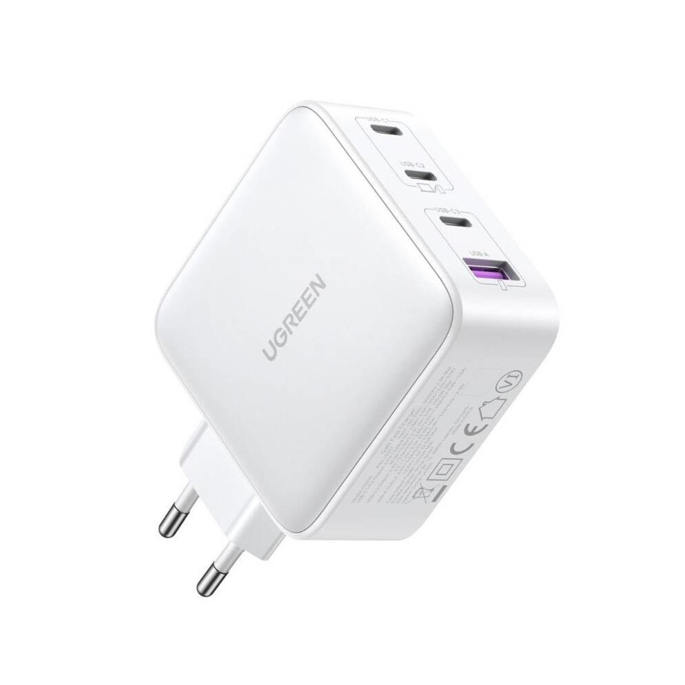 Ugreen 15337 chargeur d'appareils mobiles Universel Blanc Secteur Charge rapide Intérieure