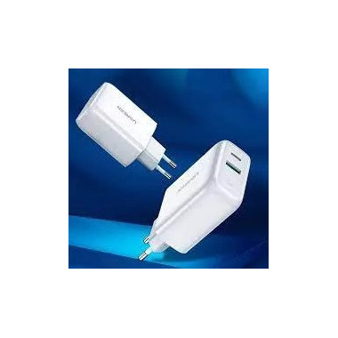 Ugreen 60468 chargeur d'appareils mobiles Tablette, téléphone, Universel Blanc Secteur Charge rapide Intérieure