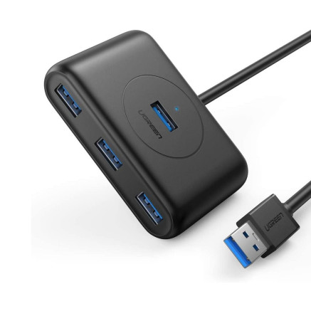 Ugreen 20290 hub & concentrateur USB 3.2 Gen 1 (3.1 Gen 1) Type-A 5000 Mbit s Noir