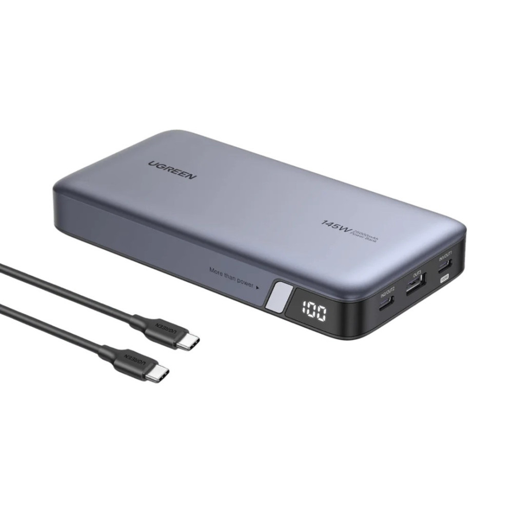Ugreen 90597A banque d'alimentation électrique 25000 mAh Gris Ugreen 90597A banque d'alimentation électrique 25000 mAh Gris
