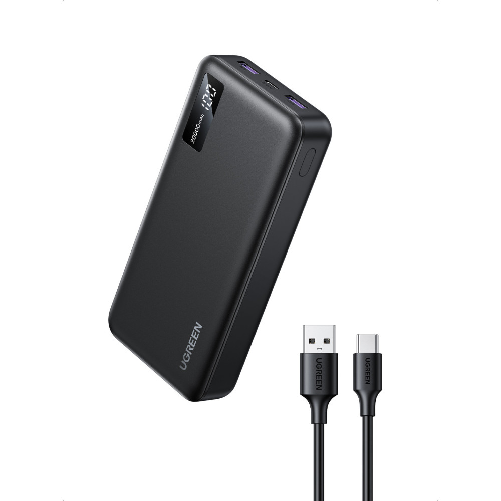 Ugreen 25683 banque d'alimentation électrique 20000 mAh Noir