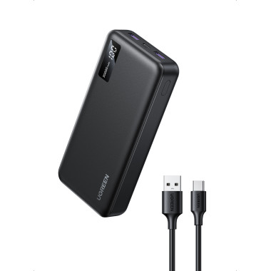 Ugreen 25683 banque d'alimentation électrique 20000 mAh Noir