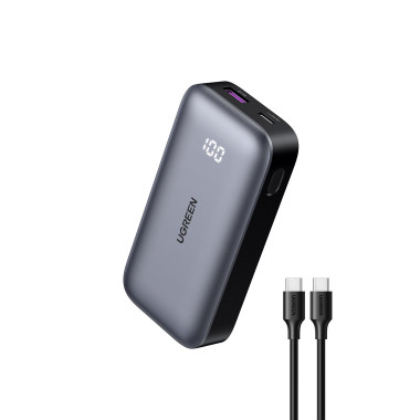 Ugreen 10000mAh Mini Powerbank Quick Charging 30W Gris