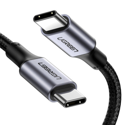 Ugreen 70427 câble USB USB 2.0 1 m USB C Noir, Argent