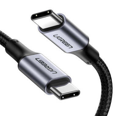 Ugreen 70427 câble USB USB 2.0 1 m USB C Noir, Argent