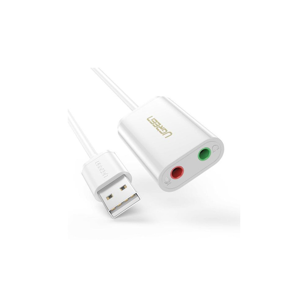 Ugreen 30143 carte sons 2.0 canaux USB Ugreen 30143 carte sons 2.0 canaux USB