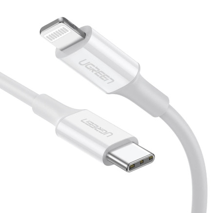 Ugreen 10493 câble Lightning 1 m Blanc