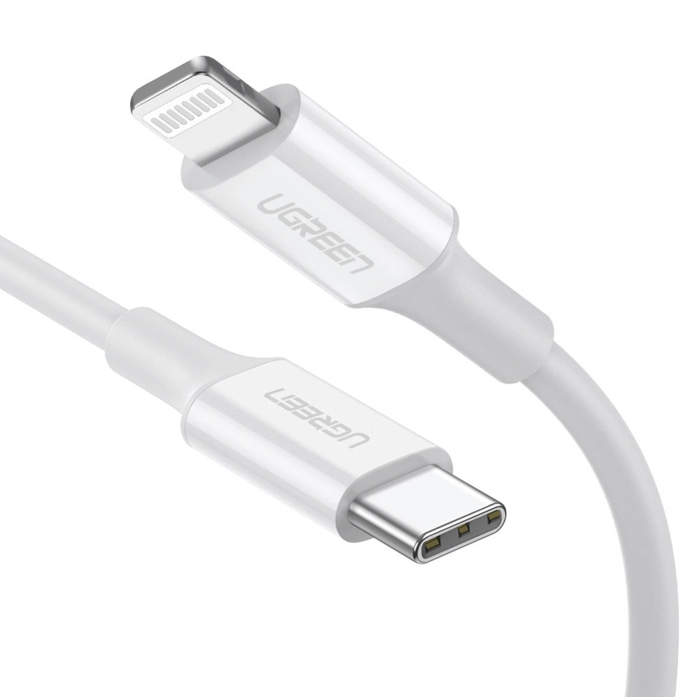 Ugreen 10493 câble Lightning 1 m Blanc Ugreen 10493 câble Lightning 1 m Blanc