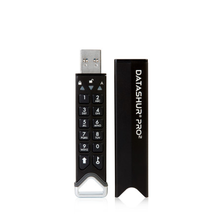 iStorage datAshur PRO2 lecteur USB flash 8 Go USB Type-A 3.2 Gen 1 (3.1 Gen 1) Noir