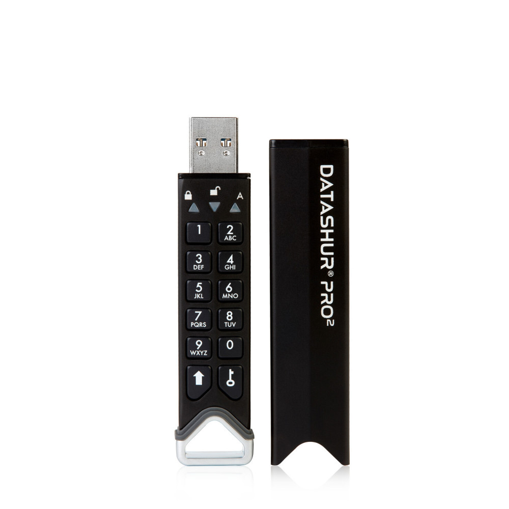 iStorage datAshur PRO2 lecteur USB flash 8 Go USB Type-A 3.2 Gen 1 (3.1 Gen 1) Noir iStorage datAshur PRO2 lecteur USB flash 8 Go USB Type-A 3.2 Gen 1 (3.1 Gen 1) Noir