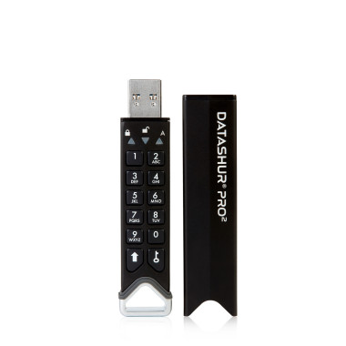iStorage datAshur PRO2 lecteur USB flash 512 Go USB Type-A 3.2 Gen 1 (3.1 Gen 1) Noir