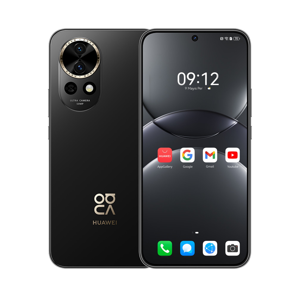 Huawei Nova 13 17 cm (6.7") Double SIM 4G USB Type-C 12 Go 256 Go 5000 mAh Noir Huawei Nova 13 17 cm (6.7") Double SIM 4G USB Type-C 12 Go 256 Go 5000 mAh Noir