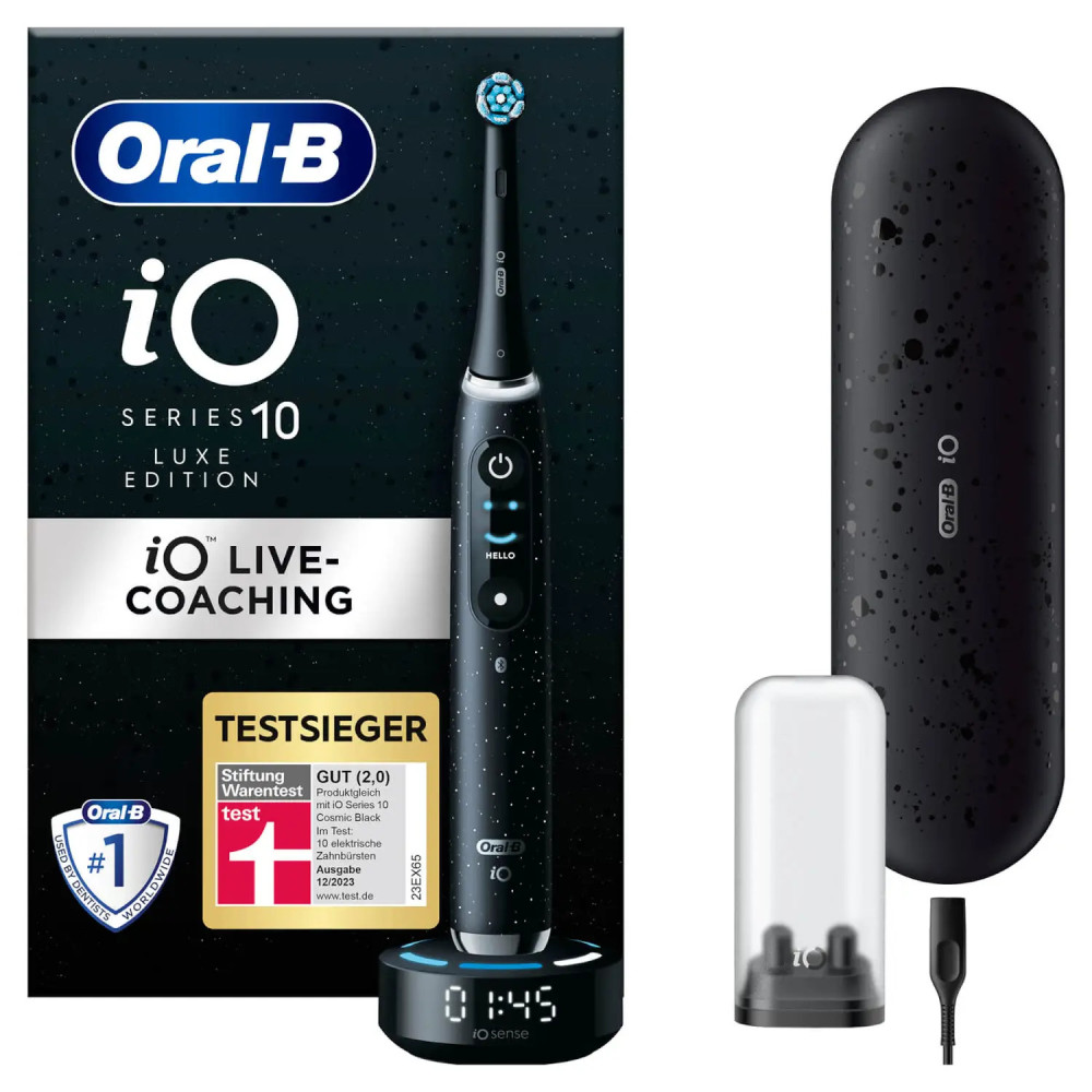 Oral-B iO iO10 Adulte Brosse à dents rotative Noir