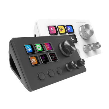 Mars Gaming MSDTWOW contrôleur de création de contenu en direct Blanc 9 boutons