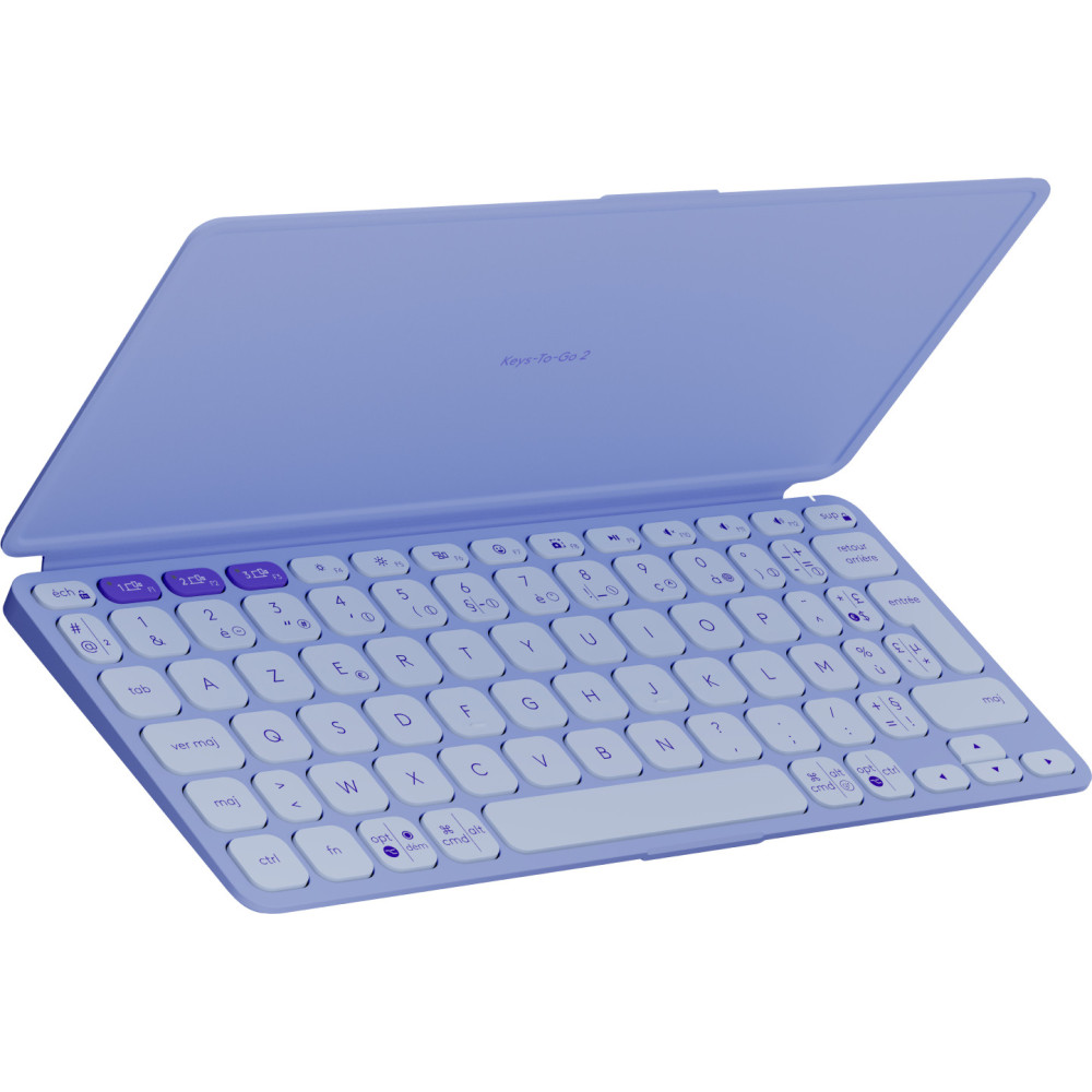 Logitech 920-012969 clavier Universel Bluetooth AZERTY Français Lilas Logitech 920-012969 clavier Universel Bluetooth AZERTY Français Lilas