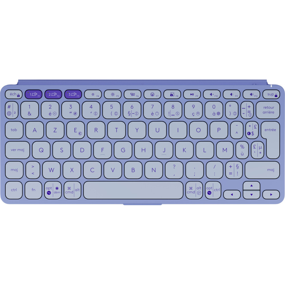 Logitech 920-012969 clavier Universel Bluetooth AZERTY Français Lilas