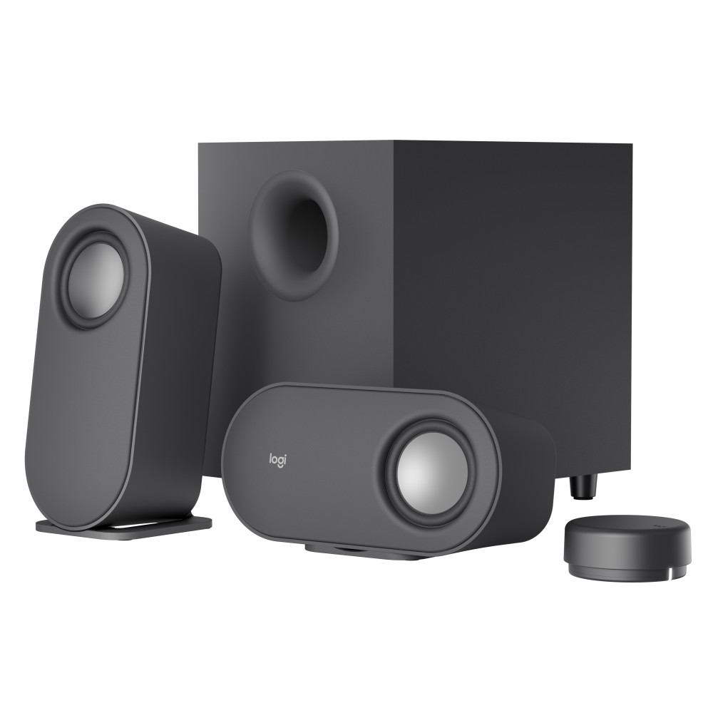 Logitech Haut-parleurs pour ordinateur Z407 Bluetooth avec caisson de basses et commande sans fil Logitech Haut-parleurs pour ordinateur Z407 Bluetooth avec caisson de basses et commande sans fil