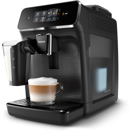 Philips 2200 series Série 2200 Noir Mat EP2230 10 Machine expresso broyeur, 3 boissons, carafe LatteGo