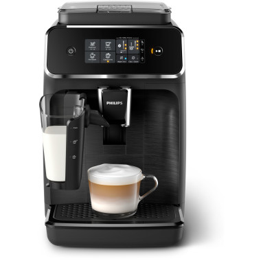 Philips 2200 series Série 2200 Noir Mat EP2230 10 Machine expresso broyeur, 3 boissons, carafe LatteGo