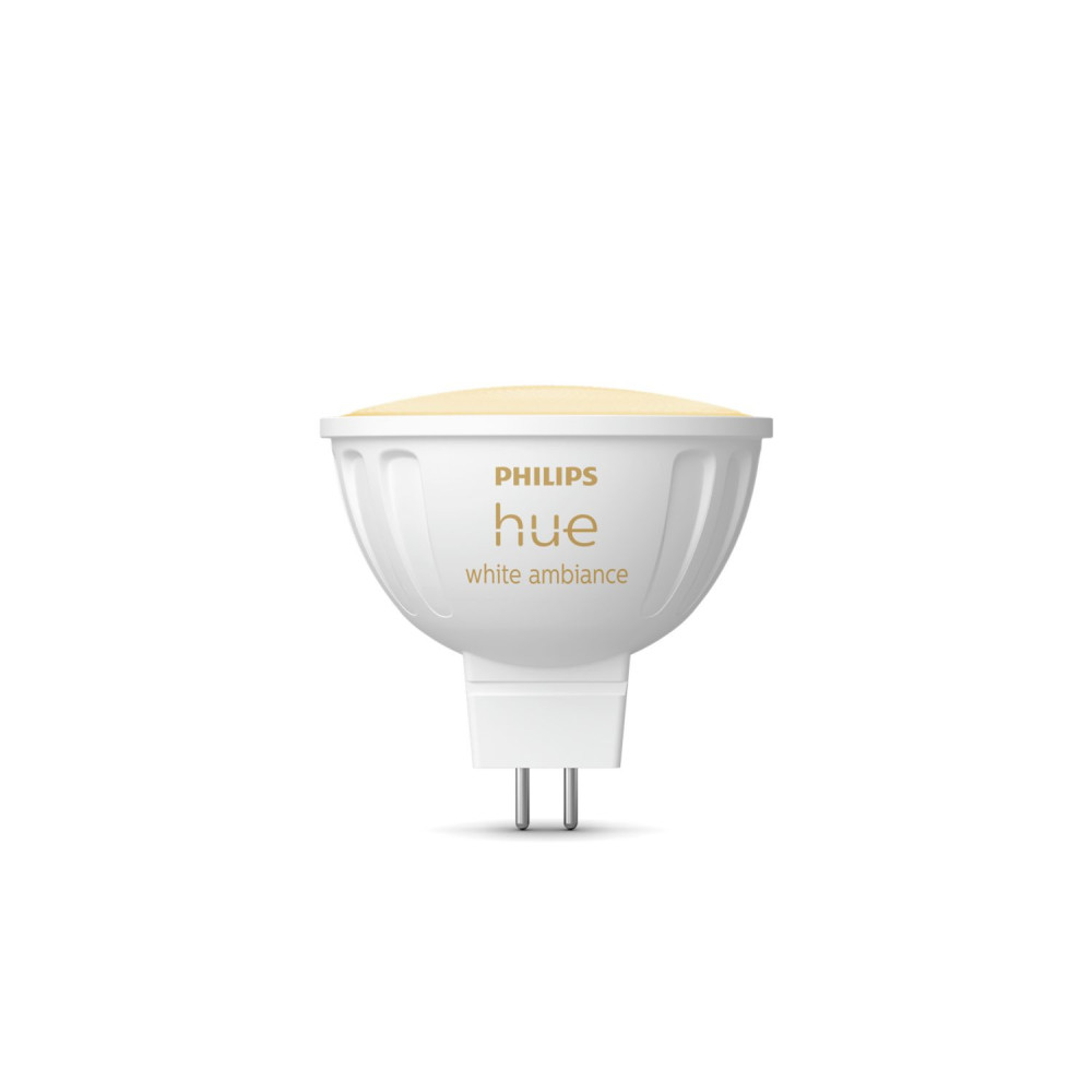 Philips Hue White ambiance MR16 Spot d'éclairage intelligent Bluetooth Zigbee 5,1 W Philips Hue White ambiance MR16 Spot d'éclairage intelligent Bluetooth Zigbee 5,1 W