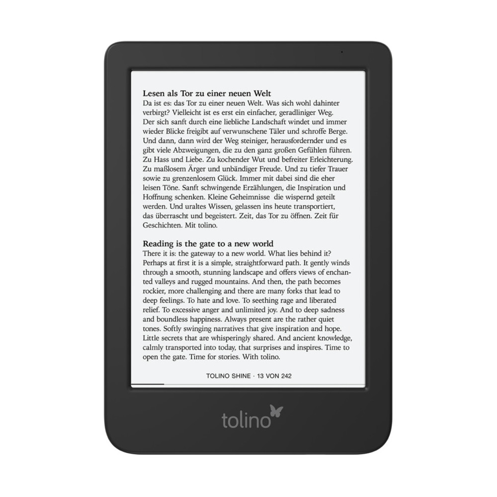 Tolino shine 5 Liseuse Écran tactile 16 Go Wifi Noir Tolino shine 5 Liseuse Écran tactile 16 Go Wifi Noir
