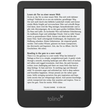 Tolino shine 5 Liseuse Écran tactile 16 Go Wifi Noir