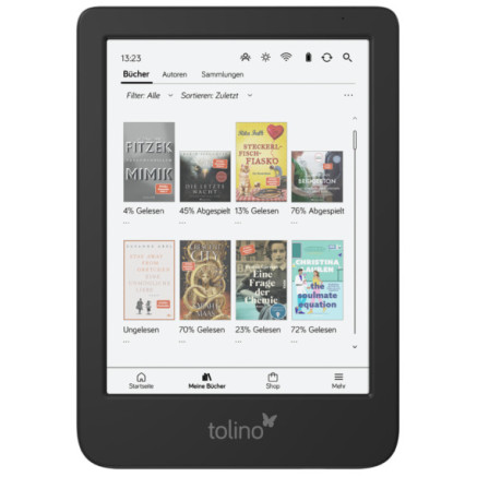 Tolino shine color Liseuse Écran tactile 16 Go Wifi Noir