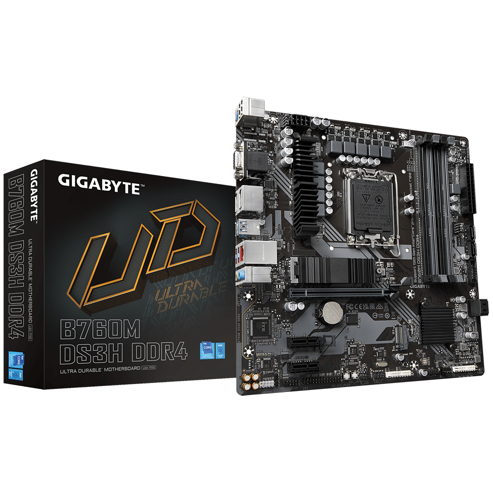 KIT00046643 KIT Challenger Eco - B760M DS3H DDR4 + I5-12400 + DDR4-3200 / 16Go + BX500 1To