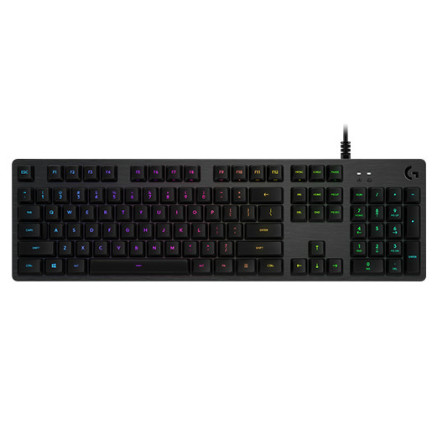 Logitech G 920-009346 clavier Jouer USB AZERTY Français Charbon