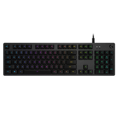Logitech G 920-009346 clavier Jouer USB AZERTY Français Charbon