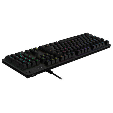 Logitech G 920-009346 clavier Jouer USB AZERTY Français Charbon