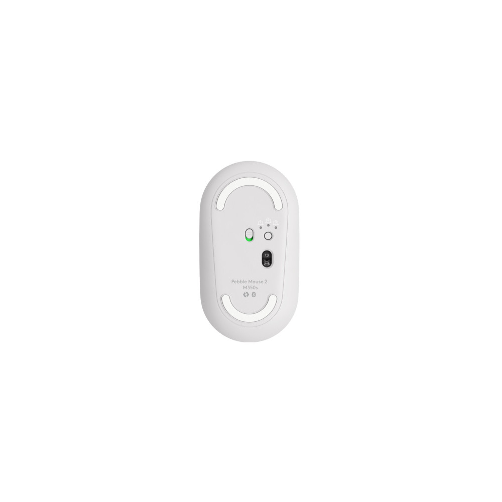 Logitech 920-012210 clavier Souris incluse Universel RF sans fil + Bluetooth AZERTY Français Blanc