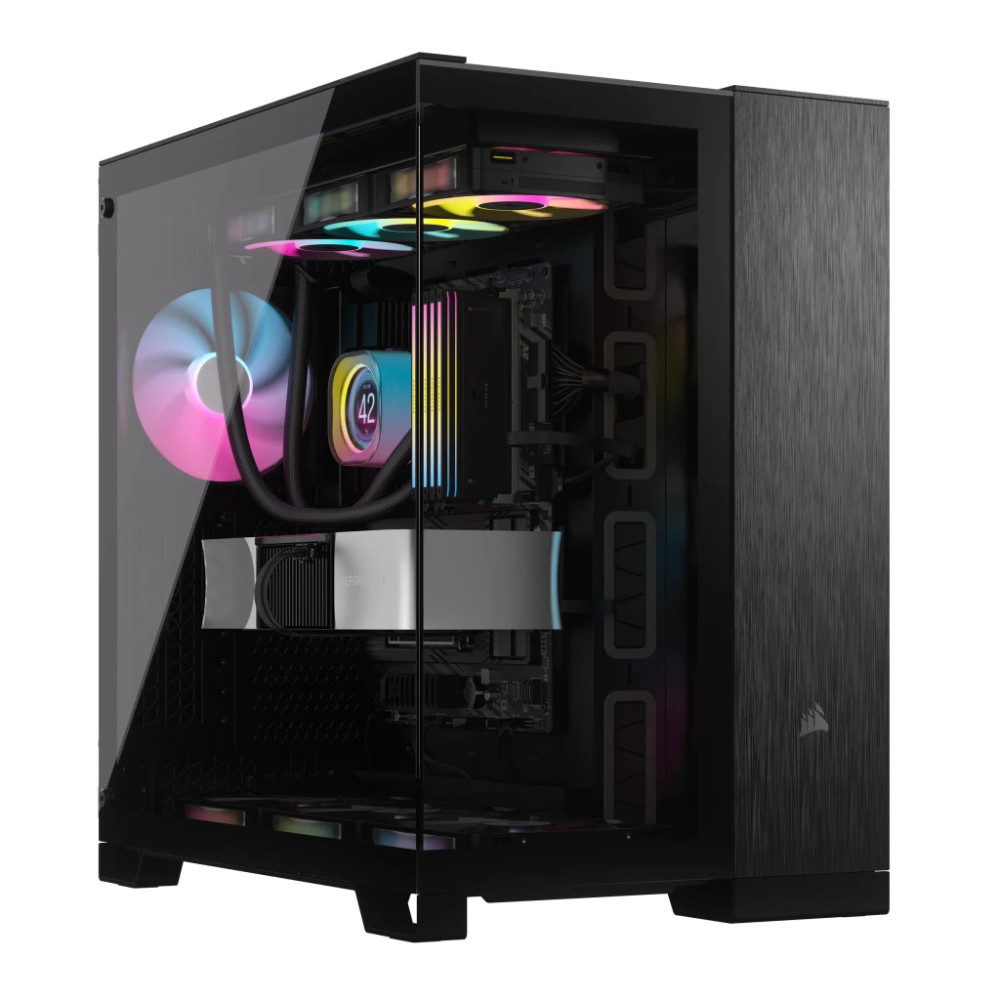 Corsair CC-9011283-WW unité centrale Midi Tower Aluminium, Noir Corsair CC-9011283-WW unité centrale Midi Tower Aluminium, Noir