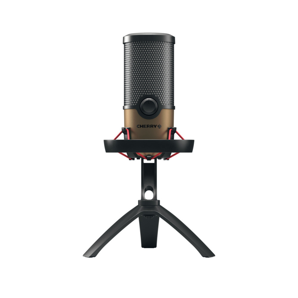 CHERRY UM 9.0 PRO RGB Noir, Cuivre Microphone de table CHERRY UM 9.0 PRO RGB Noir, Cuivre Microphone de table