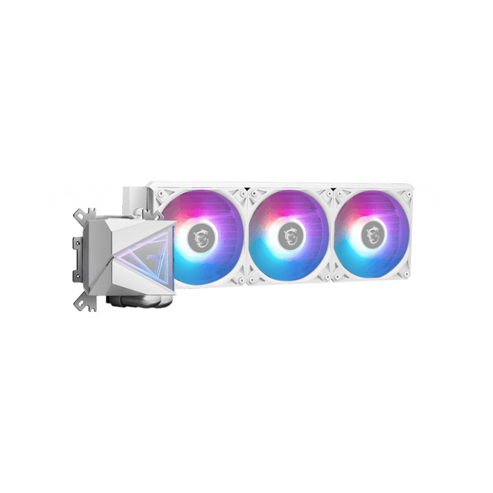 MSI MAG Coreliquid I360 WHITE Processeur Refroidisseur de liquide tout-en-un 12 cm Blanc 1 pièce(s) MSI MAG Coreliquid I360 WHITE Processeur Refroidisseur de liquide tout-en-un 12 cm Blanc 1 pièce(s)