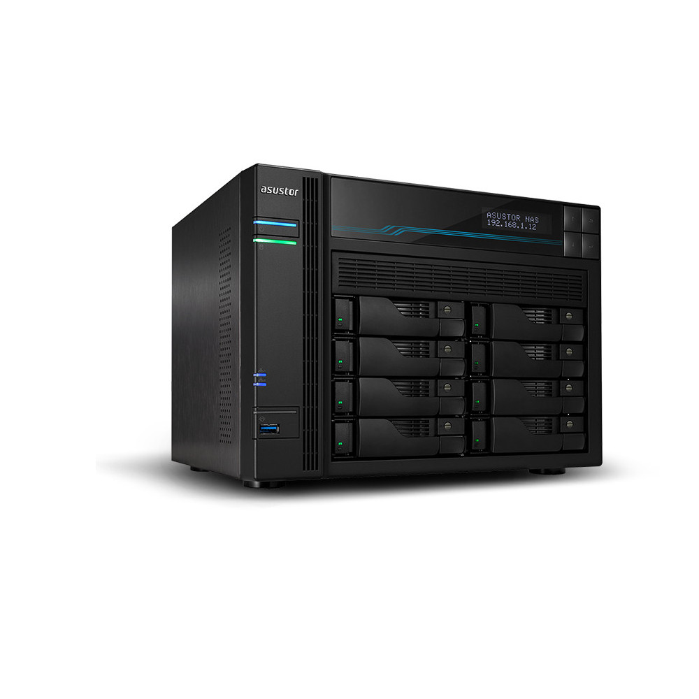 Asustor Lockerstor 10 AS6510T NAS Tower Intel Atom® C3538 8 Go DDR4 0 To ADM Noir Asustor Lockerstor 10 AS6510T NAS Tower Intel Atom® C3538 8 Go DDR4 0 To ADM Noir
