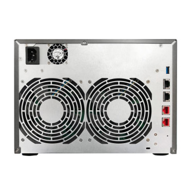 Asustor Lockerstor 10 AS6510T NAS Tower Intel Atom® C3538 8 Go DDR4 0 To ADM Noir